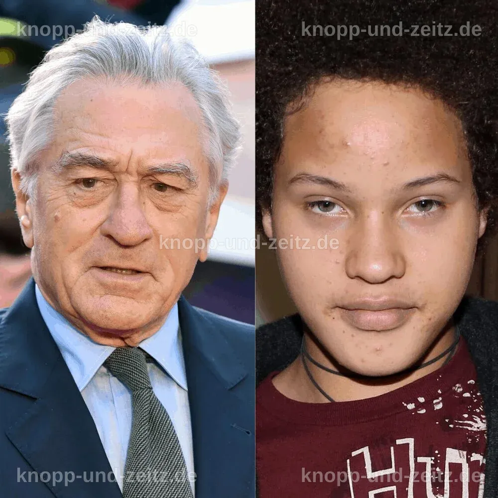 Robert De Niro und Elliot De Niro posieren gemeinsam für ein Foto.