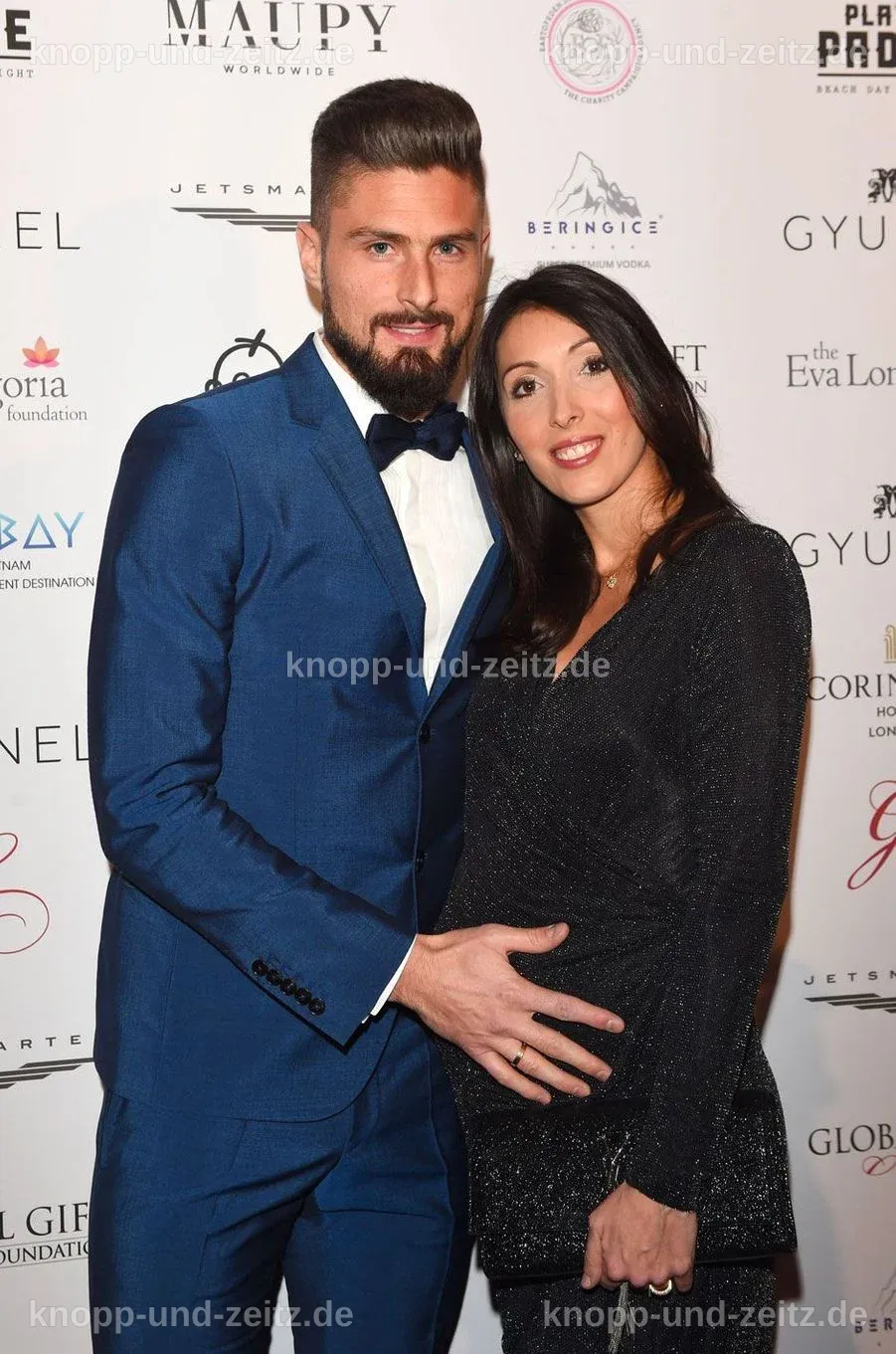 Jennifer Giroud, die wichtige Unterstützung für Olivier Giroud ist.