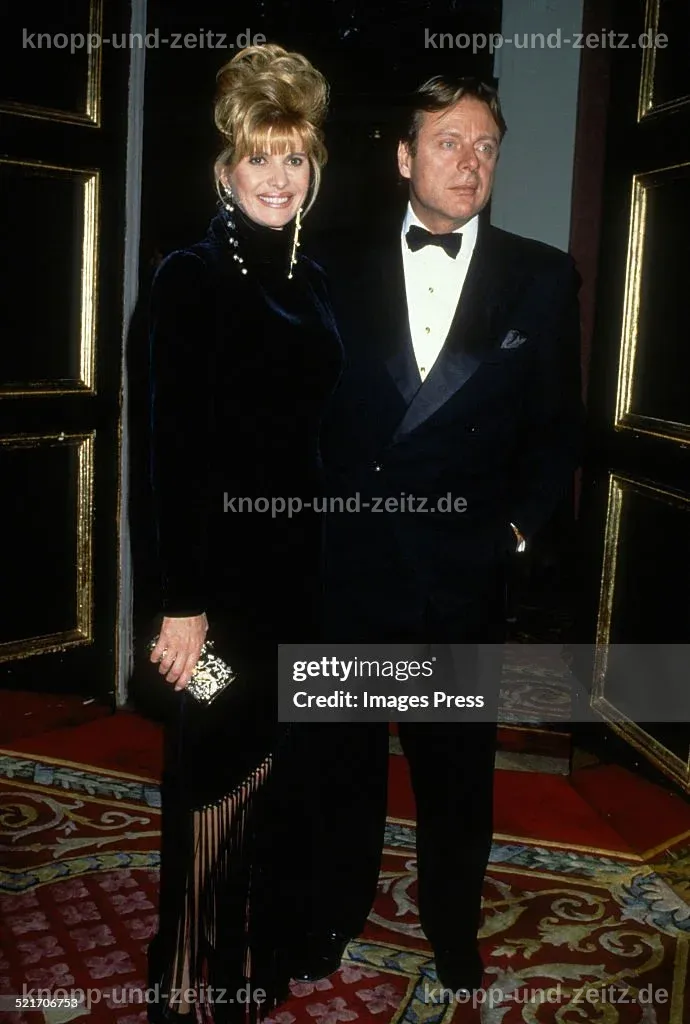 Riccardo Mazzucchelli und Ivana Trump in New York City, entspannt und freundlich.
