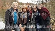 Collage von beliebten deutschen Schauspielern, darunter Walter Sittler.